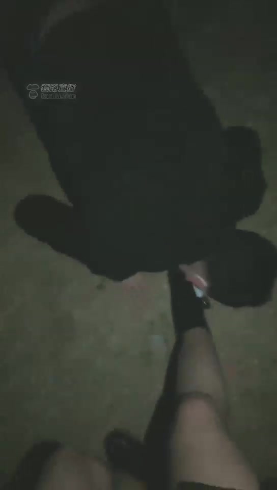 可可 户外 遛狗 舔鞋子 闻袜子 