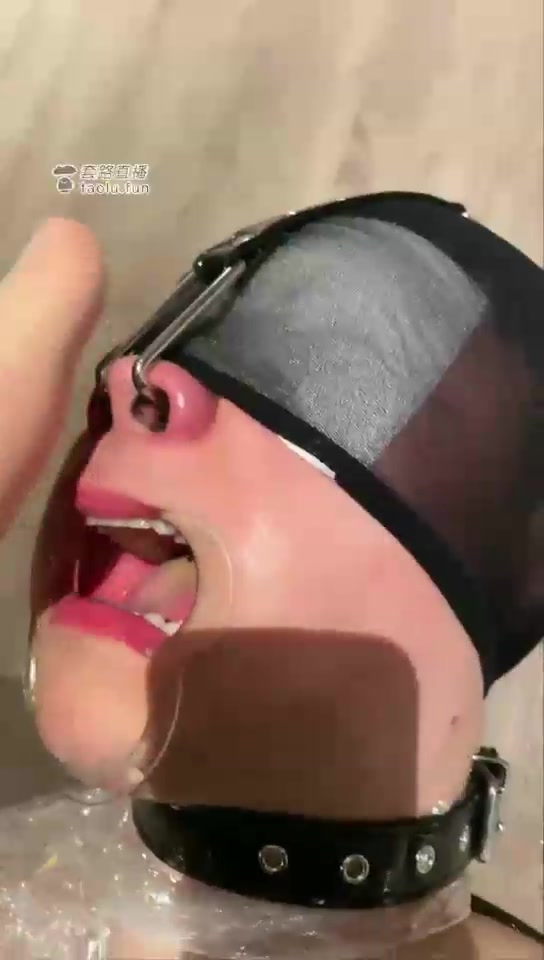 安琪 鼻钩强制闻脚闻袜子 开口器口水咀嚼喂食 