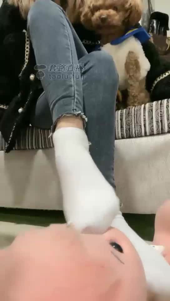 First perspective cotton socks humiliation