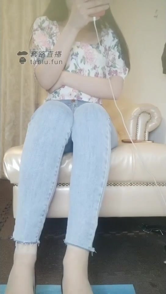 艾拉 第一视角 高跟牛仔裤