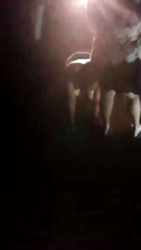美煞娇爷 野外遛狗 野外学狗尿尿