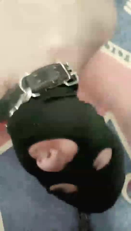 山东灵汐 第一次现实小奶狗舔耳光坐脸