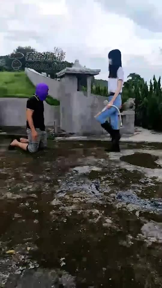 暴力美学 户外长靴骑马暴力提档踩踏