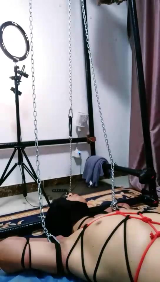 梦琪 捆绑 虐马眼