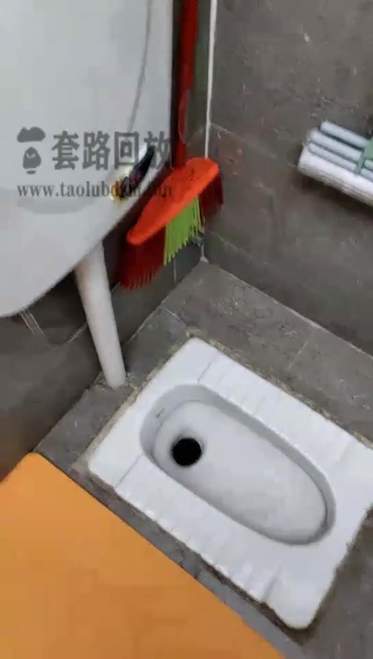 风月S的狗 找了个漂亮的素人女王在厕所调
