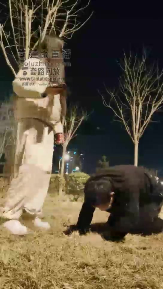 猫神大人 户外调教 暴打猥琐男
