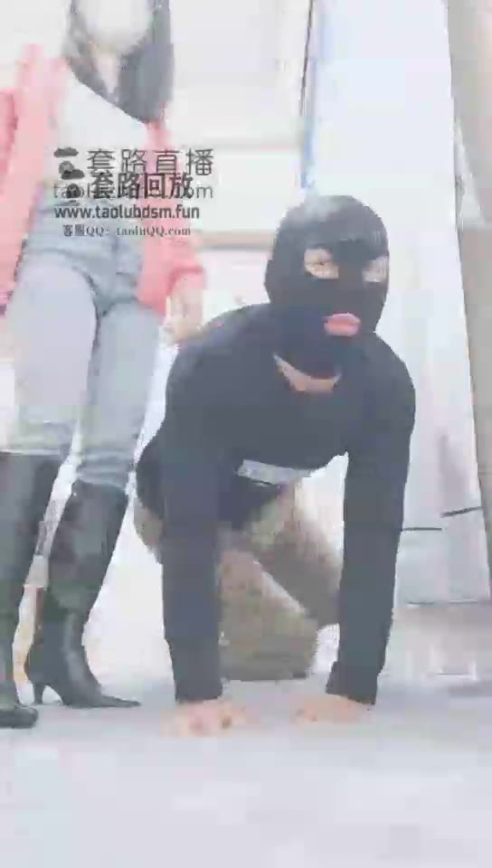 灵竹 紧身裤 调教狗奴