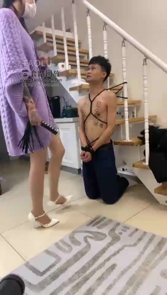灵猫 捆绑 圣水 滴蜡 羞辱