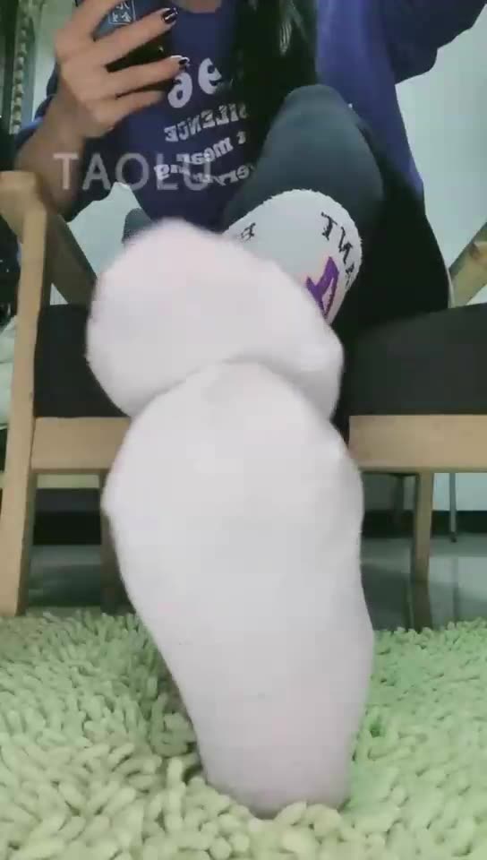 小蚂蚁女王 第一视角 红绿灯 白棉抹裸足榨废