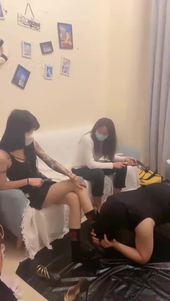 灵猫 带素人朋友 双女主调教