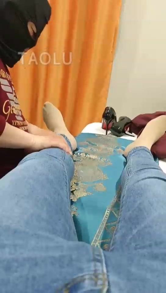 TS一夜骑 牛仔裤 高跟鞋调教