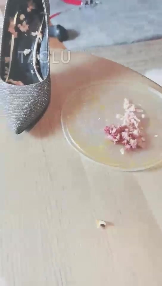 巴莉女王 高跟鞋喂食 呕吐剩菜剩饭