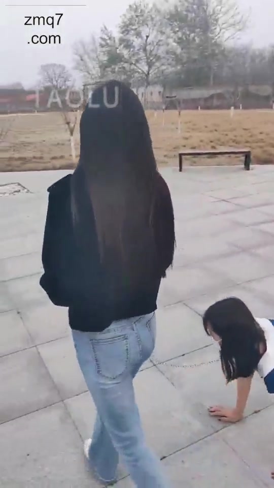 冷大人 户外调教女奴 遇见好几个路人