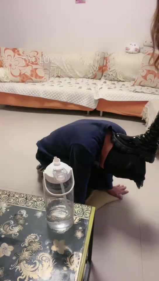 初见 踹死你个臭贱狗