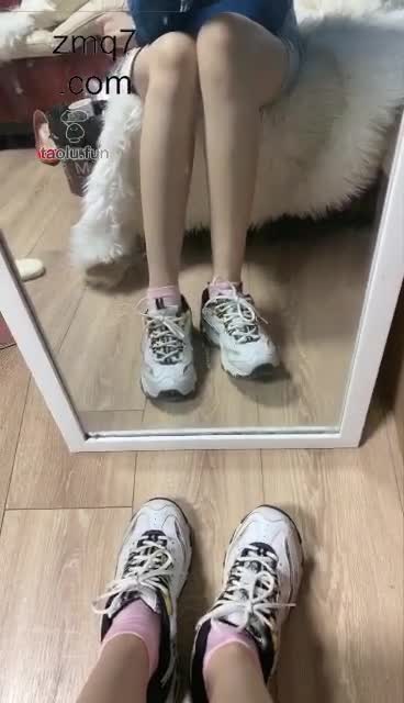 POV, sneakers and socks, drool humiliation
