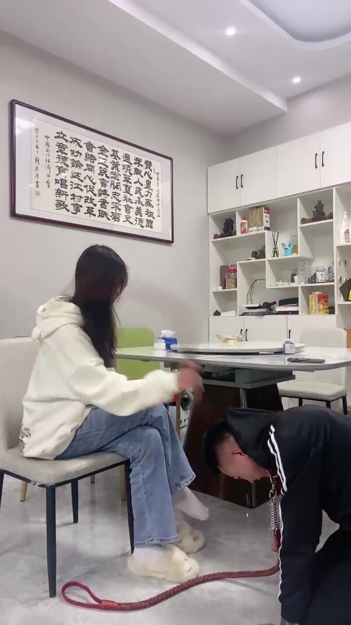 邪魅大大 首次调教社会人 500耳光
