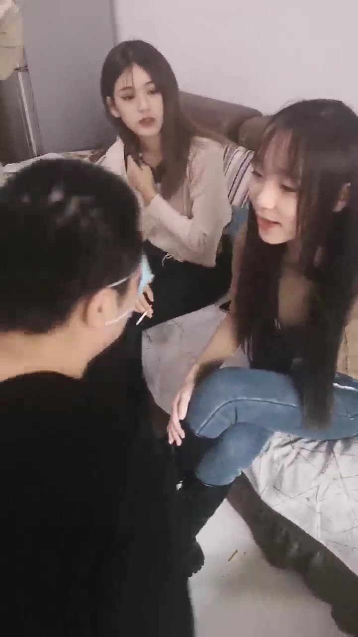 与精神小妹的那些事 三女神露脸 发泄