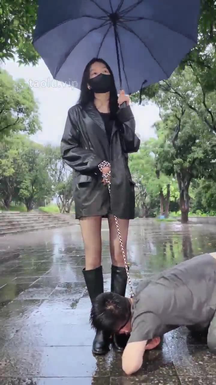 万一 雨天 户外调教