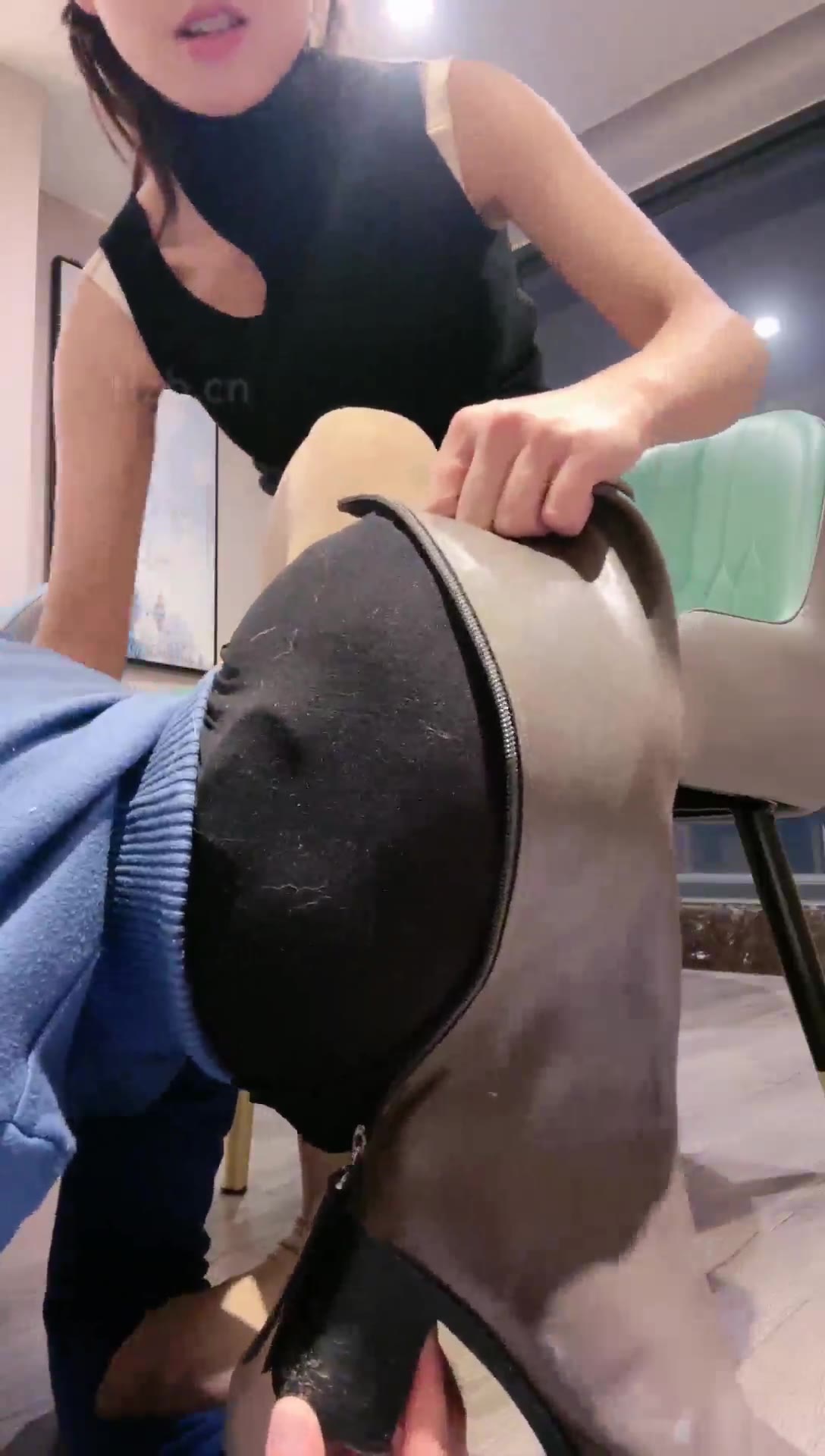 冷御 高筒靴 上课