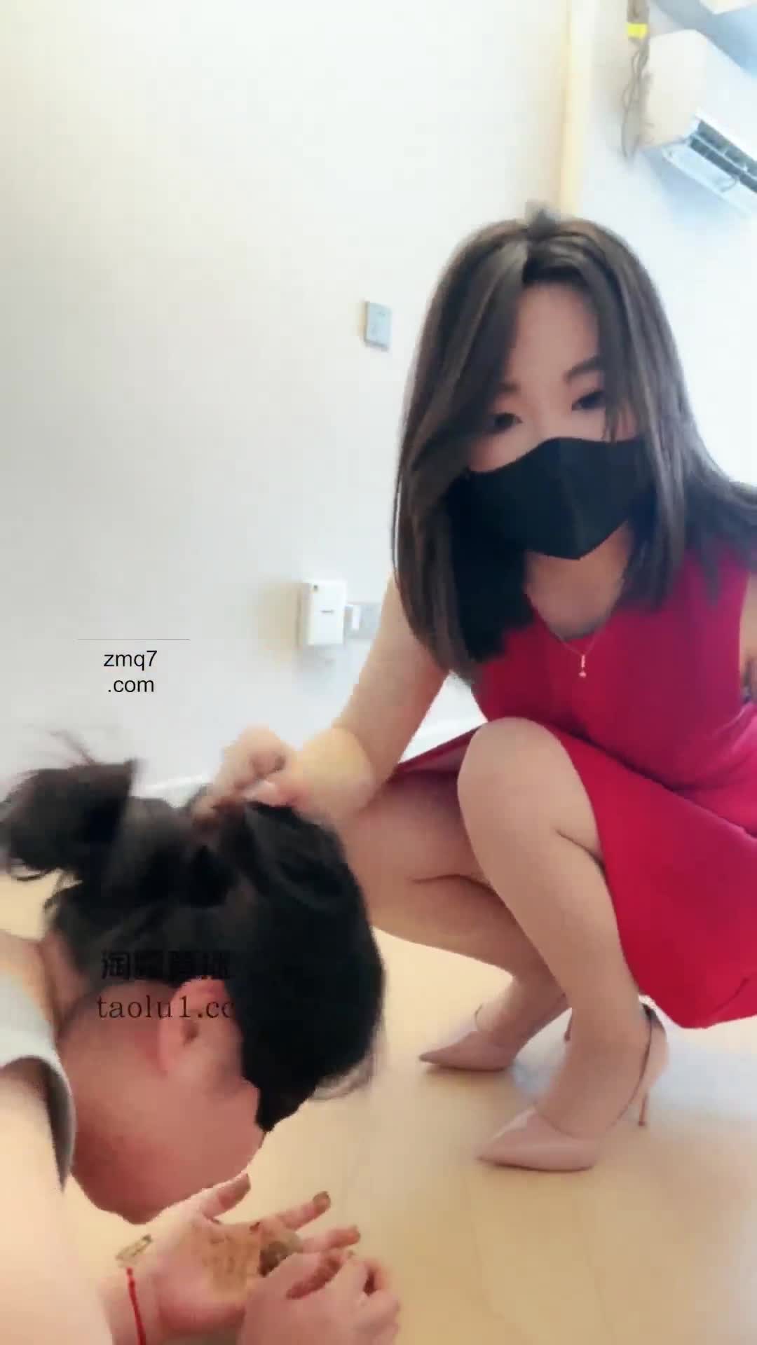 辣姐 直接拉黄金母狗嘴里