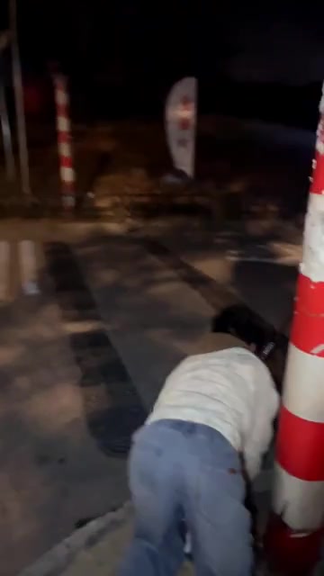 玫瑰 超大胆户外马路边公开调狗