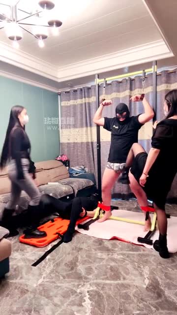 子姝 双主狠踢裆踩踏玩虐双狗