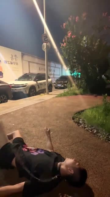 酹月 大胆户外马路边羞辱调玩犬化狗