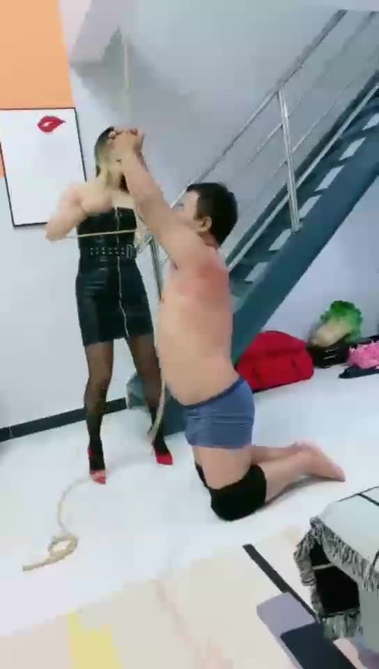 美雅  素人闺蜜玩狗第二场 